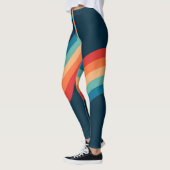 Farbige Arkaden im Retrostil Leggings (Links)