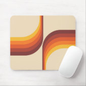 Farbige Arkaden im Retrostil Mousepad (Mit Mouse)