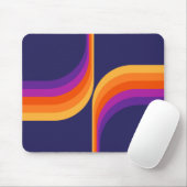 Farbige Arkaden im Retrostil Mousepad (Mit Mouse)