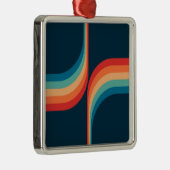 Farbige Arkaden im Retrostil Ornament Aus Metall (Rechts)