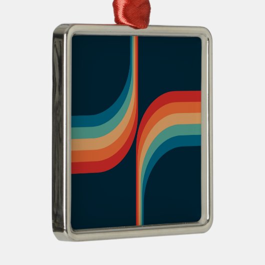 Farbige Arkaden im Retrostil Ornament Aus Metall (Rechts)