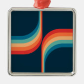 Farbige Arkaden im Retrostil Ornament Aus Metall (Vorne)