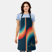 Farbige Arkaden im Retrostil Schürze (Getragen)