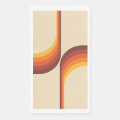 Farbige Arkaden im Retrostil Serviette (Vorderseite)