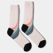 Farbige Arkaden im Retrostil Socken (Rechts)