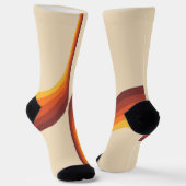 Farbige Arkaden im Retrostil Socken (Gewinkelt)