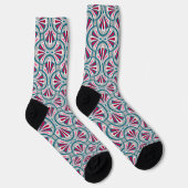 Farbige Art-Deco-Muster. Socken (Rechts)
