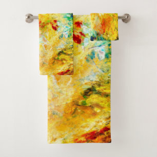 Farbige Artist-Palette Badhandtuch Set