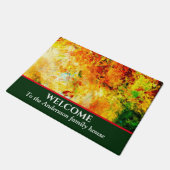 Farbige Artist-Palette Fußmatte (Schrägansicht)