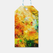 Farbige Artist-Palette Geschenkanhänger (Vorderseite)