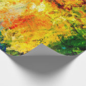 Farbige Artist-Palette Geschenkpapier (Ecke)