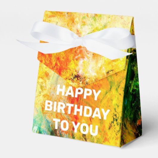 Farbige Artist-Palette Geschenkschachtel (Vorderseite)