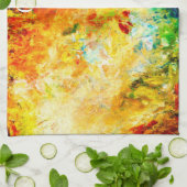 Farbige Artist-Palette Geschirrtuch (Gefaltet)