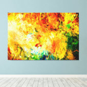 Farbige Artist-Palette Leinwanddruck (Insitu (Holzboden))