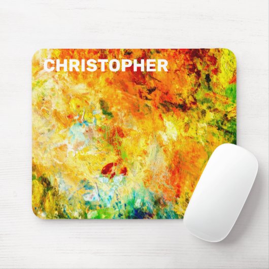 Farbige Artist-Palette Mousepad (Mit Mouse)