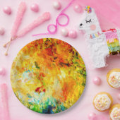 Farbige Artist-Palette Pappteller (Party)