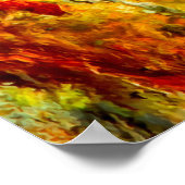 Farbige Artist-Palette Poster (Ecke)