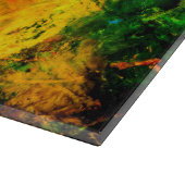 Farbige Artist-Palette Schneidebrett (Ecke)