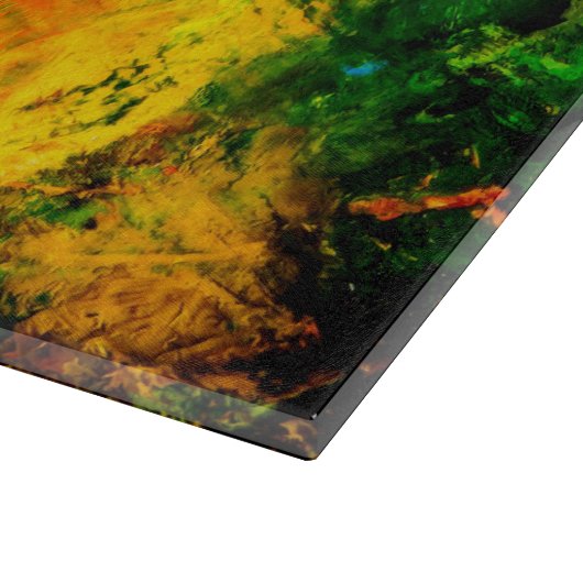 Farbige Artist-Palette Schneidebrett (Ecke)