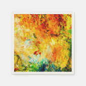 Farbige Artist-Palette Serviette (Vorderseite)