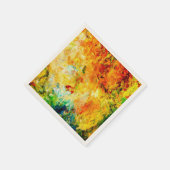 Farbige Artist-Palette Serviette (Ecke)