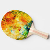 Farbige Artist-Palette Tischtennis Schläger (Seitenansicht)