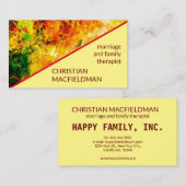 Farbige Artist-Palette Visitenkarte (Vorne/Hinten)