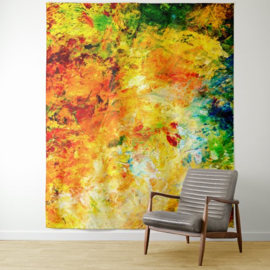 Farbige Artist-Palette Wandteppich (Beispiel)