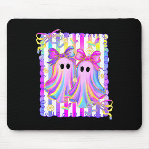 Farbige ästhetische Halloween-Geister Girly Girls Mousepad