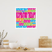 Farbige Atemtherapie Poster (Küche)