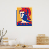 Farbige Athena Print Poster (Küche)