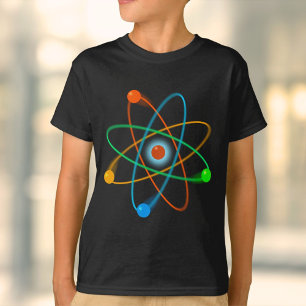 Farbige Atomstruktur Cool Science T-Shirt