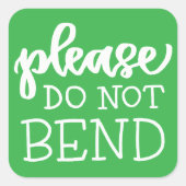 Farbige Aufkleber "Bitte nicht beimischen" - 15 cm (Vorderseite)