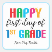 Farbige Aufkleber der 1. Klasse (Platz) (Vorderseite)