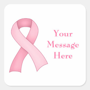 Farbige Aufkleber für die Aufklärung von Rosa