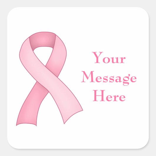 Farbige Aufkleber für die Aufklärung von Rosa (Vorderseite)