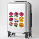 Farbige Aufkleber für die Blume von Cartoon (Koffer)