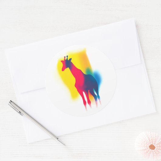 Farbige Aufkleber für die Silhouette Paint Giraffe (Umschlag)