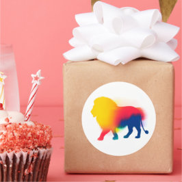 Farbige Aufkleber für die Silhouette von Paint Lio