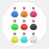 Farbige Aufkleber für Tränke (Vorderseite)