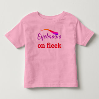 Farbige Augenbrauen auf Fleek Trendy Flawless, ZFJ Kleinkind T-shirt