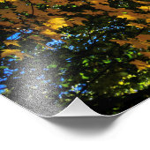 Farbige Aussicht auf den Zentralpark im Herbst Fot Fotodruck (Ecke)