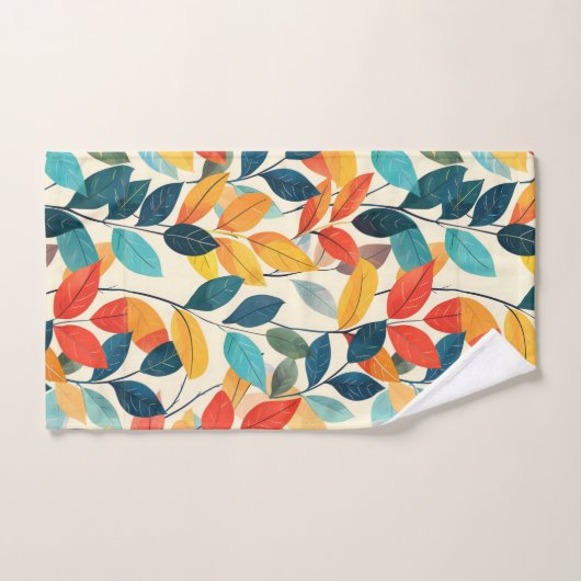 Farbige Autos-Blätter Badhandtuch Set (Handtuch)