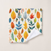 Farbige Autos-Blätter Badhandtuch Set (Waschlappen)