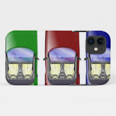 Farbige Autos Case-Mate iPhone Hülle (Rückseite (Horizontal))