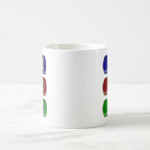 Farbige Autos Kaffeetasse (Mittel)