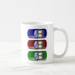 Farbige Autos Kaffeetasse