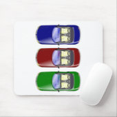Farbige Autos Mousepad (Mit Mouse)