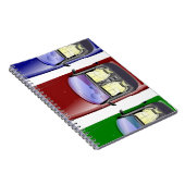 Farbige Autos Notizblock (Rechte Seite)