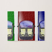 Farbige Autos Puzzle (Horizontal)